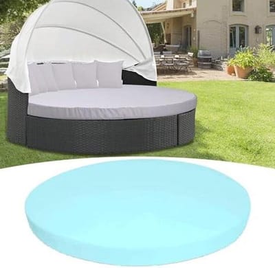 Daybed Kussenhoes - Ronde Hoes - Buitenmeubels Beschermen - Elastische Band - 66 Inch - Blauw