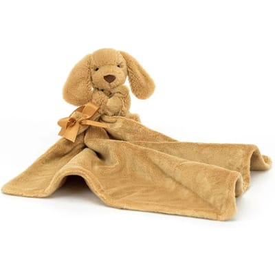 Jellycat knuffeldoekje en knuffel Bashful Toffee puppy