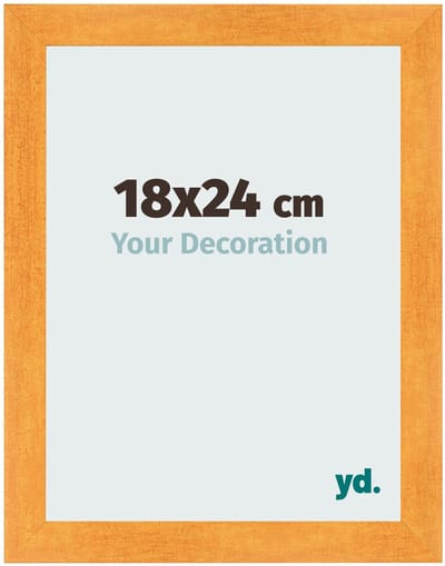 Your Decoration - Fotolijst 18x24 cm - MDF - Oranje - Pisa