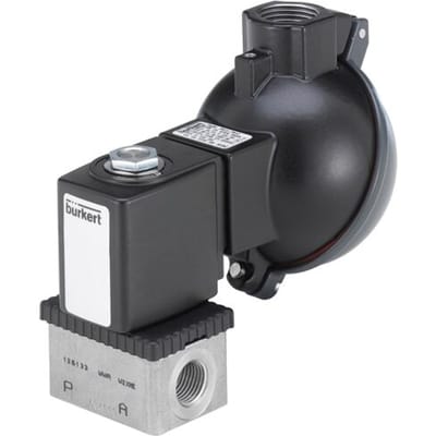 Magneetventiel G1/4'' NC RVS FKM 0-8bar/116psi 230VAC/DC Zuurstof Vet/Olievrij ATEX 6013 20009743
