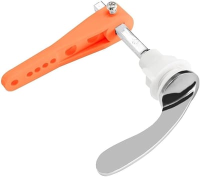 Toilet Hendel - Spoelhendel Toilet - Toilet Reparatie - Zinklegering - 10.5 cm - Chroom