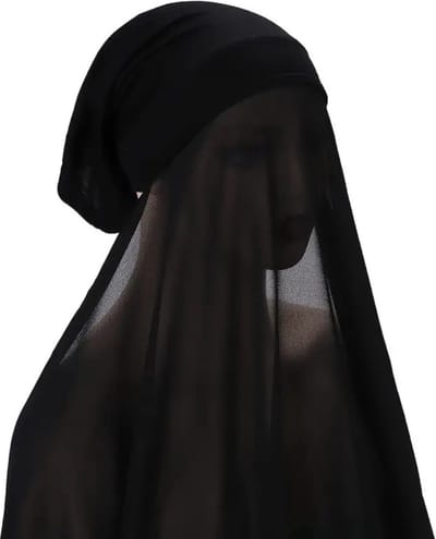 Bovista Hoofddoek - Hijab - Dames - Abaya - Sjaal - Islamitische Kleding - Moslim Kleding - Alhamdulillah - Zwart