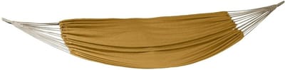 Dubbele Hangmat - Tweepersoons Relax - Buiten Ontspannen - Ruim Draagvlak - 307 x 150 cm - Okergeel