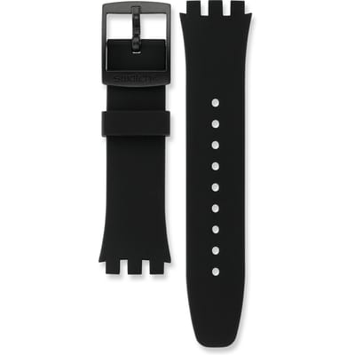 Swatch Plastic - New Chrono - SUS ASUSB400 Black Efficiency band