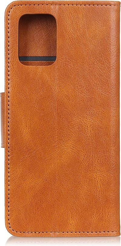Zakelijke Book Case Telefoonhoesje Geschikt voor de iPhone 12 Pro Max - Portemonnee Hoesje - Pasjeshouder Wallet Case - Bruin