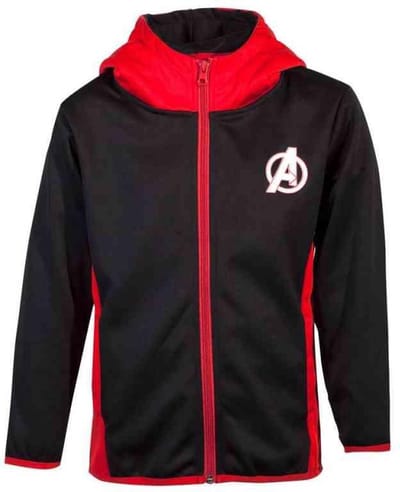 Marvel The Avengers - Kids Teq Vest Met Capuchon Kinderen - Kids 98 - Zwart