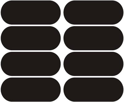 Reflective Black Adhesive Strips for Motorcycle Helmet, Reflective Stickers for Motorcycle, Reflective Stickers - ShopVlot