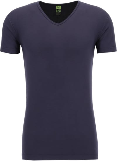 ALAN RED T-shirt Baltimora bamboo (1-pack) - V-hals stretch - blauw
