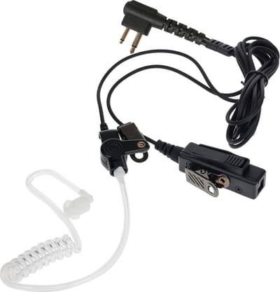 K-PO® KEP 26 M-1 - Beveiligings oortje - Security Headset - Heavy Duty - Motorola 2-pin connector - Motorola CLR446, CP040, DP1400, XT420, XTNi - Horeca - Evenementen