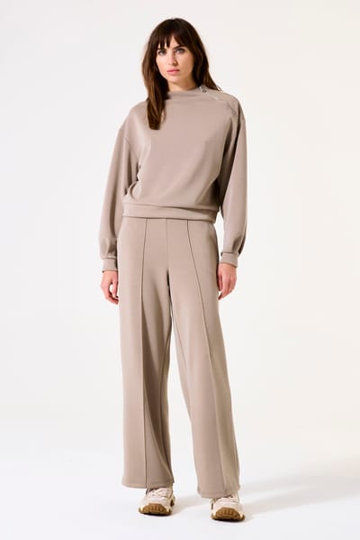 Garcia Ladies Pants Taupe Taglia: XL | Pantaloni da tuta Outlet | Donna | Nero