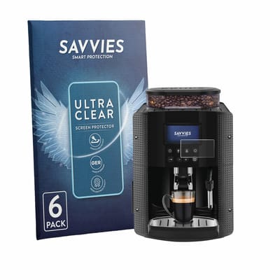 Savvies - Screenprotector voor Krups Essential YY8135FD - Folie Beschermfolie transparant 6 Stuks