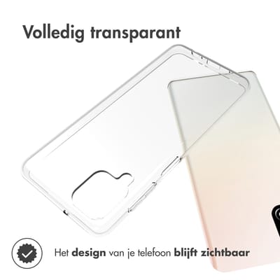 Accezz Hoesje - Geschikt voor Samsung Galaxy A12 - Clear Backcover - Transparant