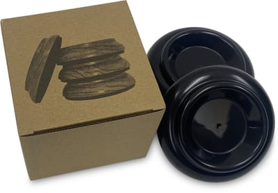 Set luxe Bolan piano schotels zwart - onderzetters meubels - bescherming voor vloer - caster cups - set van 4 stuks