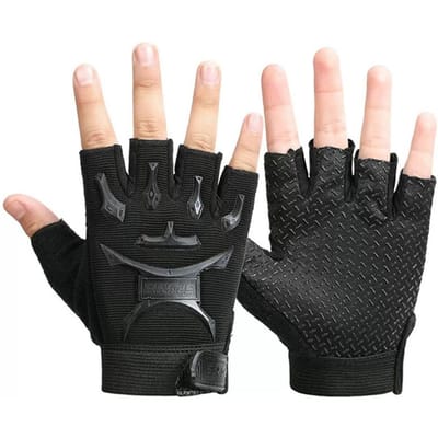 Tactische Actieve Handschoenen voor Kinderen Bescherming Antislip Training Fiets Klimhandschoenen voor Kinderen Buitenactiviteit Kamperen Jongen Meisje Handschoenen M