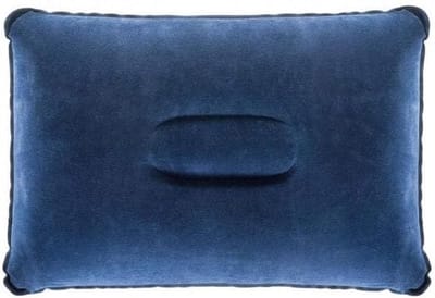 Opblaasbaar Kussen - Kampeerkussen - Kamperen en Hiking - Wasbaar Materiaal - 42 x 30 cm - Blauw