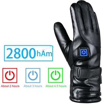 Verwarmde Handschoenen voor Heren & Dames – Waterdicht, Oplaadbaar & Elektrisch – 3 Warmtestanden – Handwarmers voor Koud Weer, Fietsen, Skiën & Wandelen