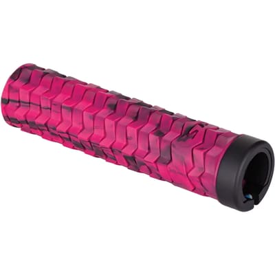 Kellys KLS POISON Single LockOn handvatten - Rood/Zwart