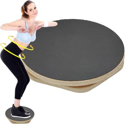 AB Twister Board - Fitness Disc Taille Shaper - Core Training - Houten Constructie - 30x4 cm - Niet gespecificeerd