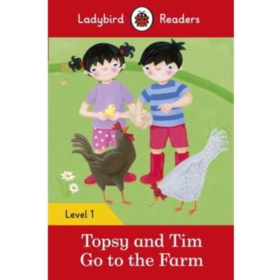Ladybird Readers Level 1 - Topsy And Tim - Go To The Farm (Elt Graded Reader) - Ladybird Readers - Jean Adamson