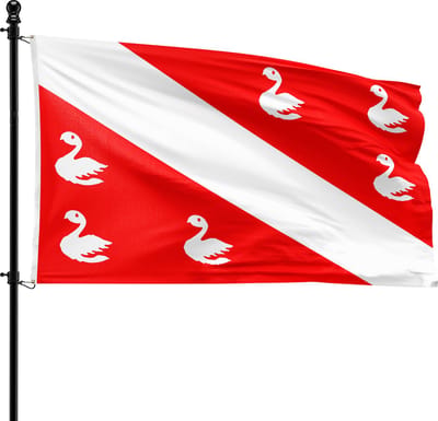 VlagDirect - Bergen (NH) vlag - Gemeente Bergen (NH) vlag - 90 x 150 cm.