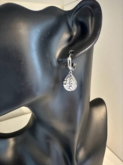 Imitatie maansteen dangle oorbellen | | Make up | Parfum | Moederdag | Verjaardagscadeau| Cadeautje| Valentijnsdag| Kado | sieraden | vaderdag | oorbellen | oorsieraden
