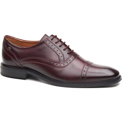 Base London Ascot Oxford Leren Heren Bordo Oxford Schoenen