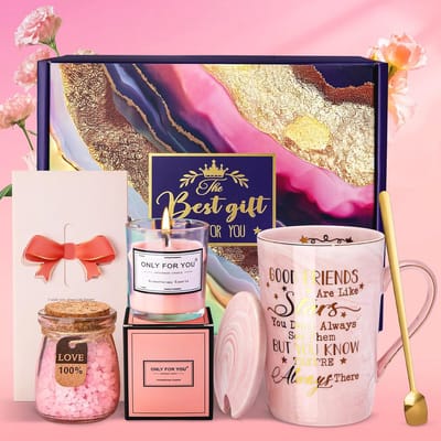 Verjaardagscadeaus voor Vrouwen - Ontspannende Spa Mand Geschenken voor Vriendschap