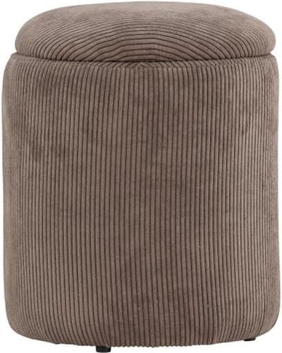 Svea - Zara poef - rib - bruin