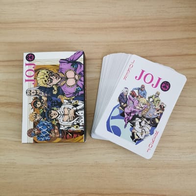 Cosplay Bordspel Kaarten Joseph Joestar Kujo Jotaro Josuke Hardcover Poker Speelgoed Cadeau Met Doos
