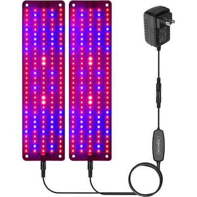 Panneau lumineux LED à spectre complet pour la croissance des plantes, éclairage complémentaire pour les semis, les légumes, la floraison, les plantes succulentes One Drag Two US Plug
