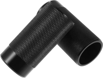 Fiets Voetsteunen - Step Steunen - Extra Personen Vervoeren - Antislip Ontwerp - 8x3.5cm - Zwart