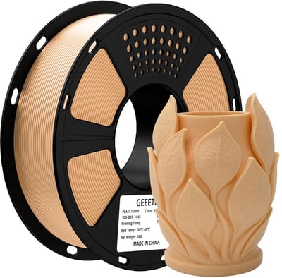 Dailygoods- PLA-Filament Matte - 1,75 mm - Spoel 1 kg - Beige - Geschikt voor 3D-printers - Hoge kwaliteit - 3D-printer Filament