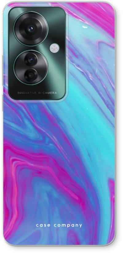 Case Company® - Hoesje geschikt voor Oppo Reno 11 F hoesje - Zweverige regenboog - Soft Cover Telefoonhoesje - Bescherming aan alle Kanten en Schermrand