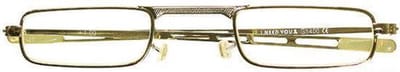 I Need You - The Frame Company Contactlenzen Leesbril 9 MM  antiek zilver reisbril +1.50 dpt