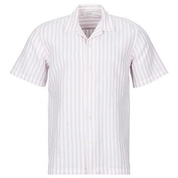 Overhemd Korte Mouw Selected SLHREGCLAY LINEN BLEND SS SHIR