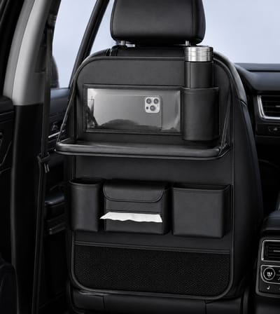 Gordelbaas - Luxe auto stoel organizer met tafeltje - Op vakantie met kinderen