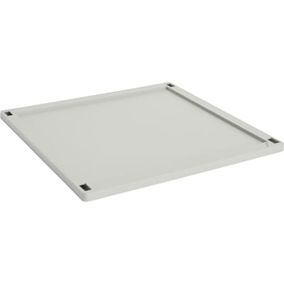 HAY Kleur deksel groot vierkant - ABS kunststof - HAYCrateGrey
