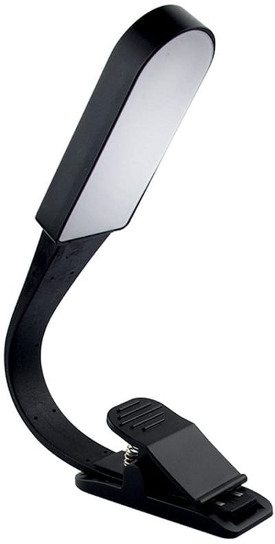 longziming -Draagbare USB Oplaadbare LED Boeklamp – Zwarte Leeslamp met Flexibele Hals – Compacte 200x26x10mm Tafellamp voor Studie, Nachtlamp, Bureau en Bedside