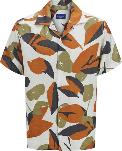 JACK&JONES - JORTAVIRA MARSHALL AOP SHIRT SS OC25 - Heren - Overhemden