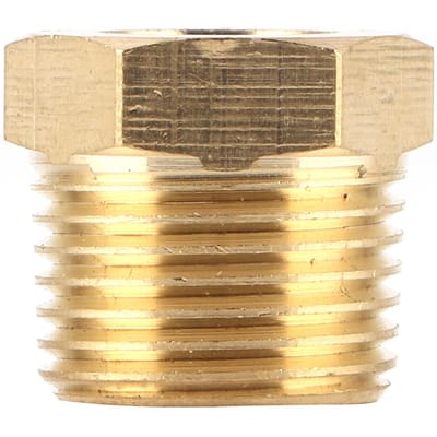 Adaptateur Réducteur de Tuyau en Laiton NPT Raccord Douille 3 8in Mâle vers 1 8in Femelle pour Eau Carburant Gaz Huile