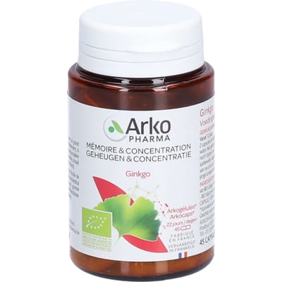 Arkopharma Ginkgo Biloba Bio 45 Capsules