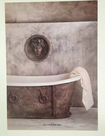 Poster - Bathtub - Lilo Raymond - Jaren 80 - 50x70 cm