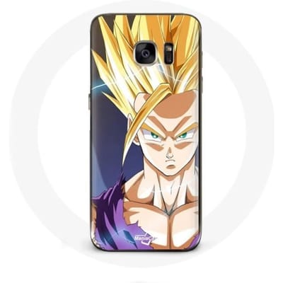 Samsung Galaxy S7 hoesje Manga Dragon Ball Goku boos gezicht
