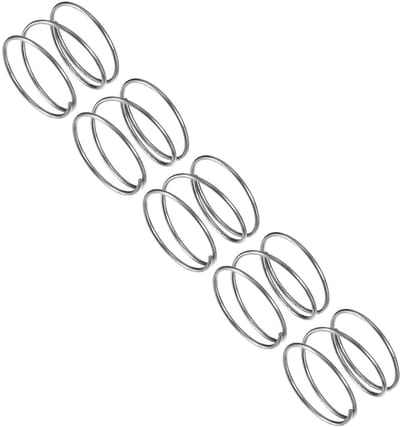 5 stuks Drukveren 304 RVS 20mm Buitendiameter 1mm Draaddikte 15mm Lengte