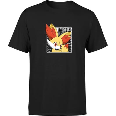Pokemon Fennekin Men's T-Shirt - Black - S