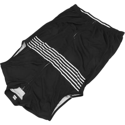 Gilet de cyclisme Respirant Séchage rapide Zip complet Vêtements de vélo de route sans manches pour sports de plein air pour la course Noir Taille XXXL black