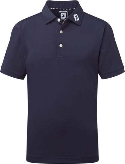 Footjoy Stretch Pique Solid Polo Junior Navy