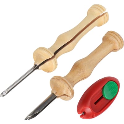 Naaldvilten Prikset Houten Handvat Borduren DIY Knutselen Handwerk Appliqué Versiering