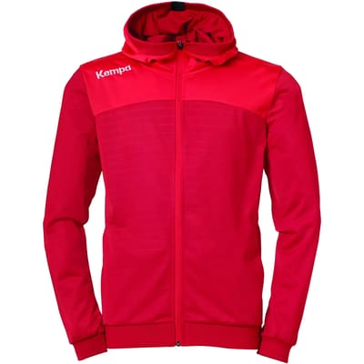 Kempa Emotion 2.0 Jas met Capuchon Chili Rood-Rood Maat 2XL