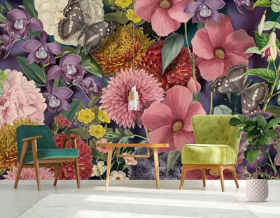 INGK - Floral Utopia Behang - Eden Colors